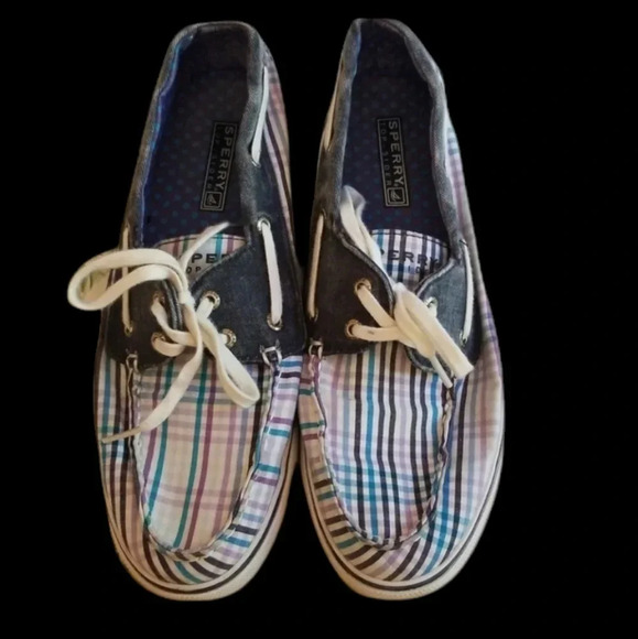 Plaid Sperry Topsiders - Picture 2 of 5